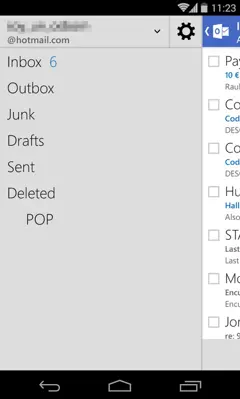 Outlook.com android App screenshot 1